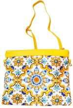 Carica l'immagine nel visualizzatore di Gallery, POCHETTE IN CANVAS E PELLE