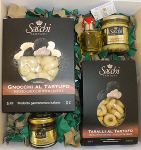 COOKING BOX WITH TRUFFLE POTATO GNOCCHI AND TRUFFLE SAUCE FOR MAX 4 PEOPLE
