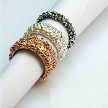 Carica l'immagine nel visualizzatore di Gallery, Anello Fede goccioline ALTEZZA 3 mm