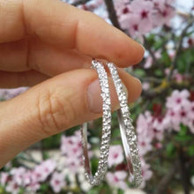 Carica l'immagine nel visualizzatore di Gallery, silver hoop earrings