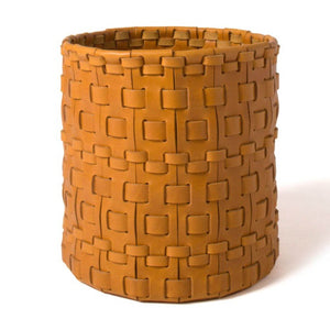 leather basket 